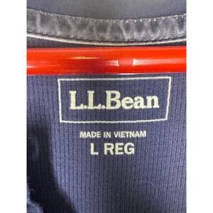 L.L. Bean Henley Blue Size L Reg